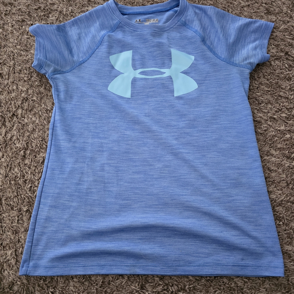 Under Armour Kids Light Blue Short Sleeve Tee